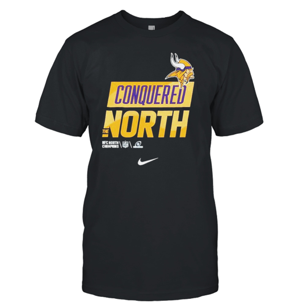 Minnesota Vikings Nike Conquered The North 2022 NFC North Division Champions Shirt