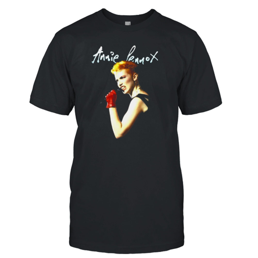 No More I Love You’s Annie Lennox shirt