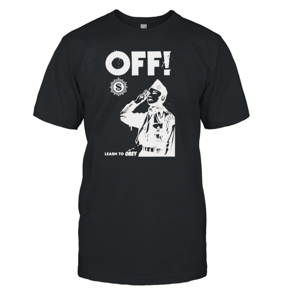 Off The Offspring Hardcore Learn To Obey shirt