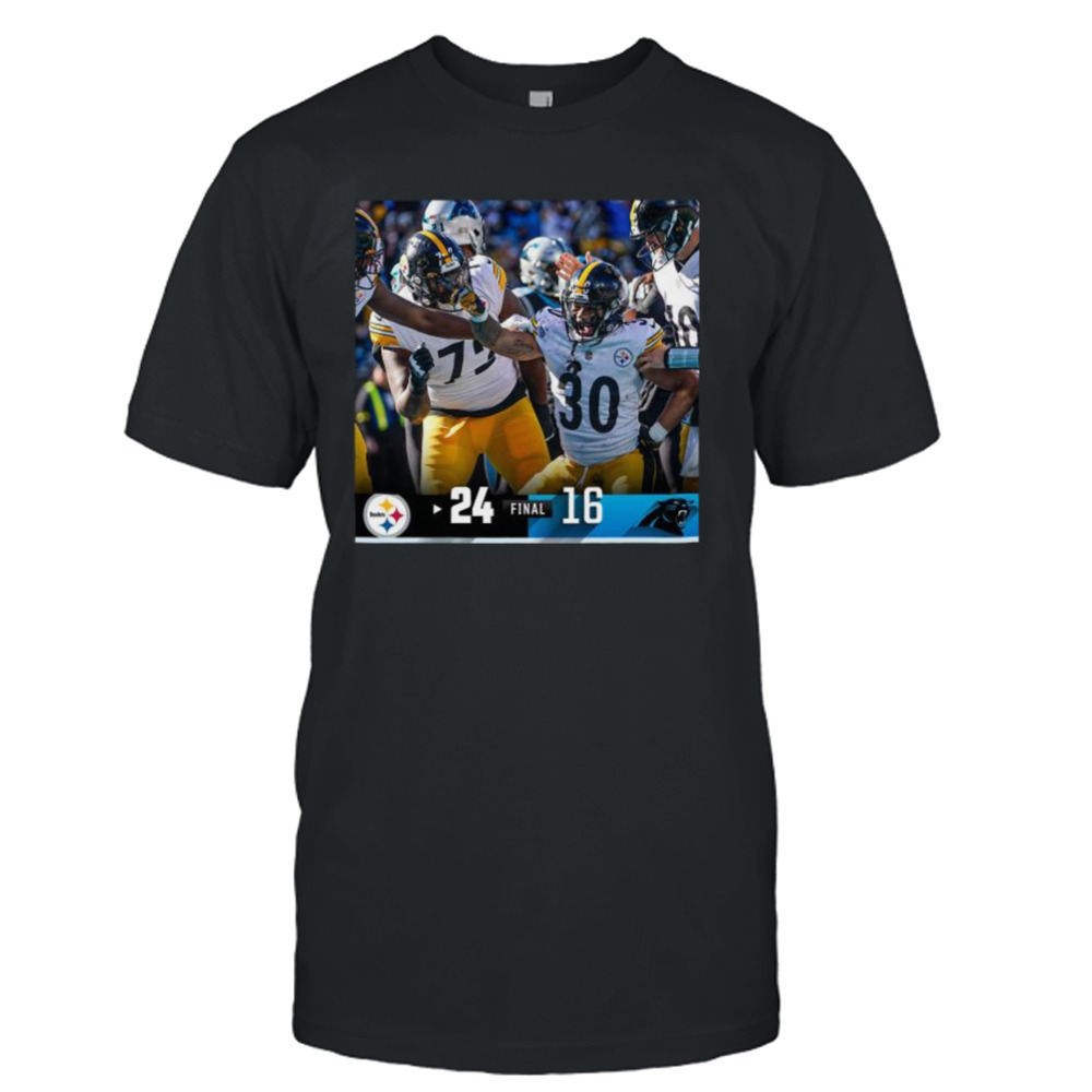 Pittsburgh Steelers 24 16 Panthers Nfl 2022 Final Score Shirt