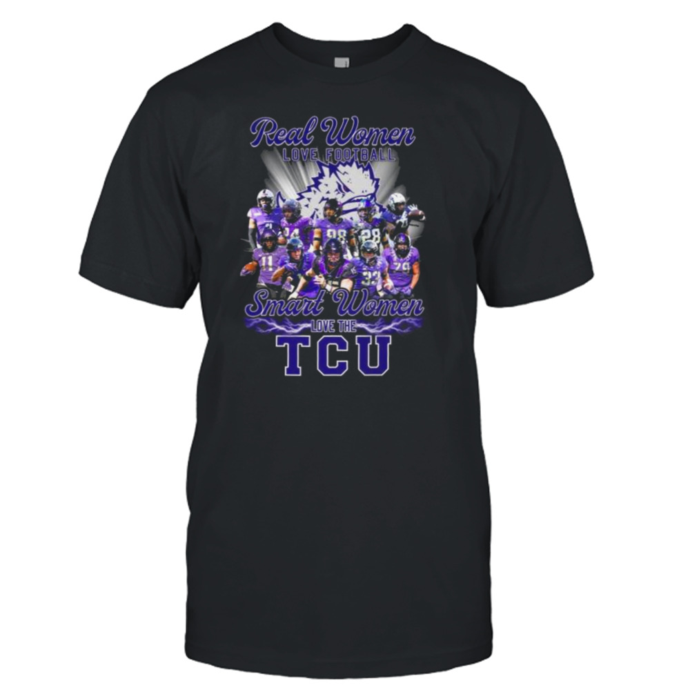 Real Women love football smart Women love the TCU Horned Frogs team 2022 shirt