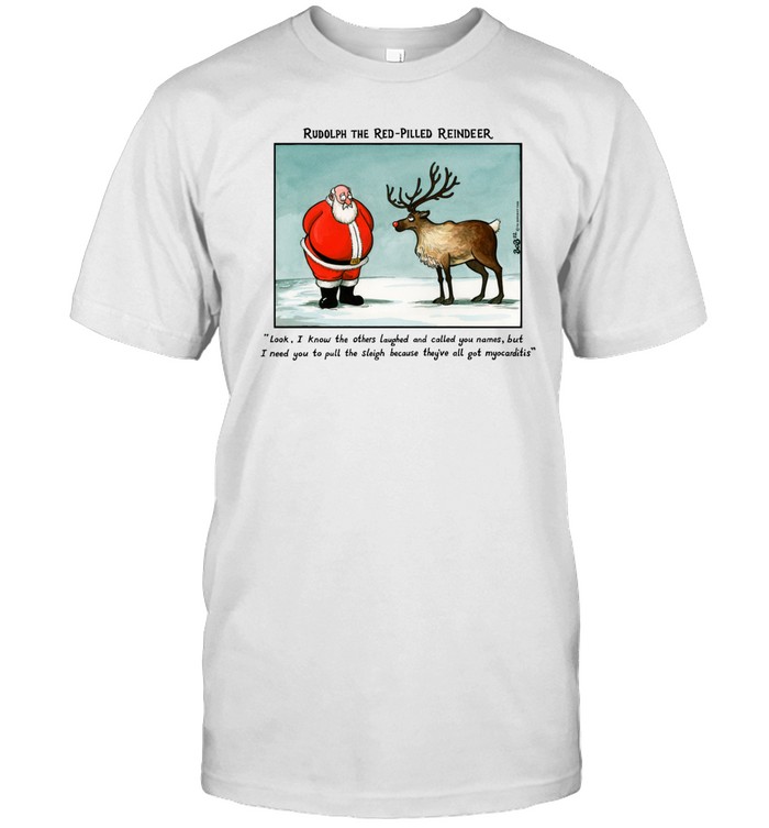 Rudolph The Red-Pilled Reindeer Look I Know The Others Laughed Shirt