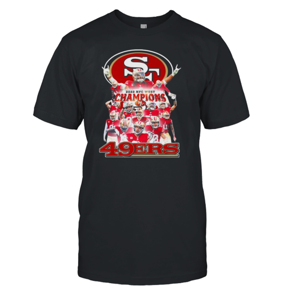 San Francisco 49ers 2022 NFC west champions shirt