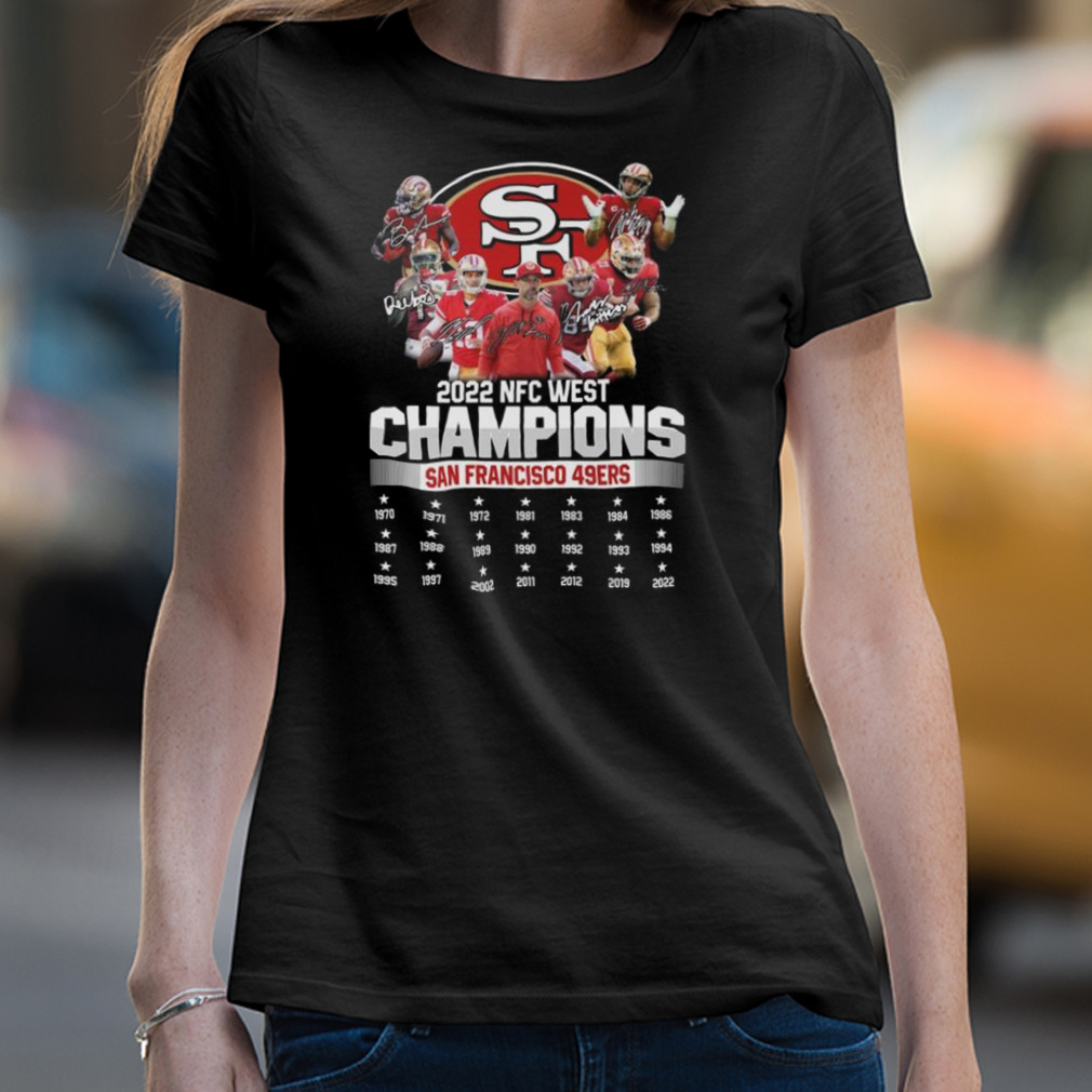 San Francisco 49ers team 2022 NFC west Champions 1970-2022