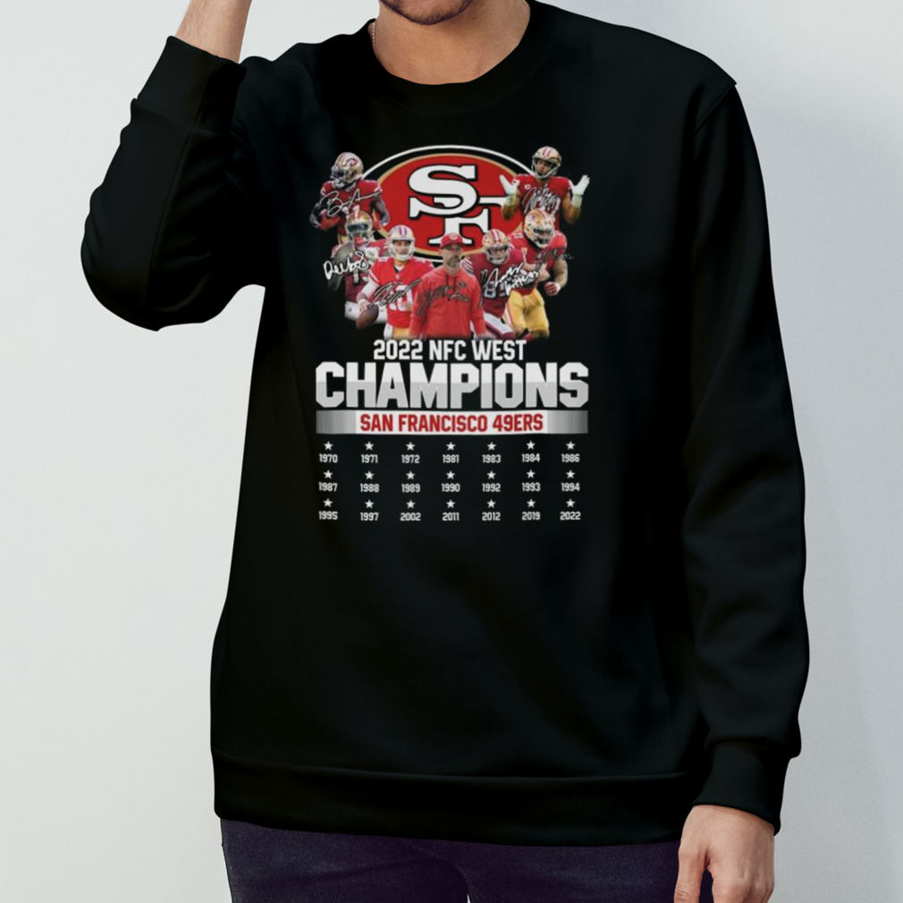 San Francisco 49ers team 2022 NFC west Champions 1970-2022