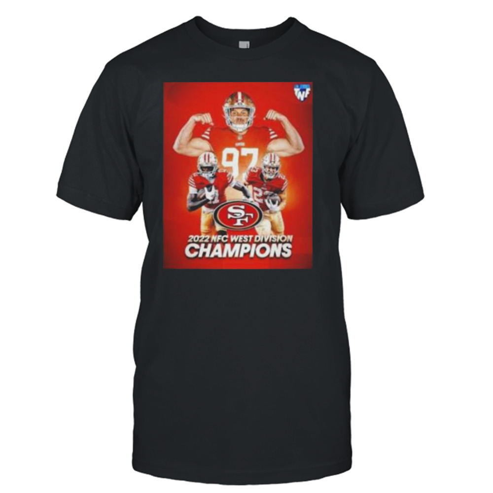 San francisco 49ers winner 2022 nfc west champions shirt