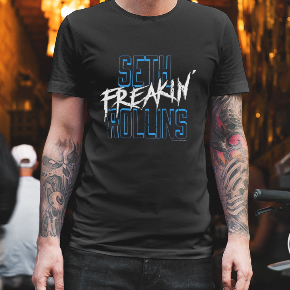 Seth Freakin Rollins Blue Text shirt