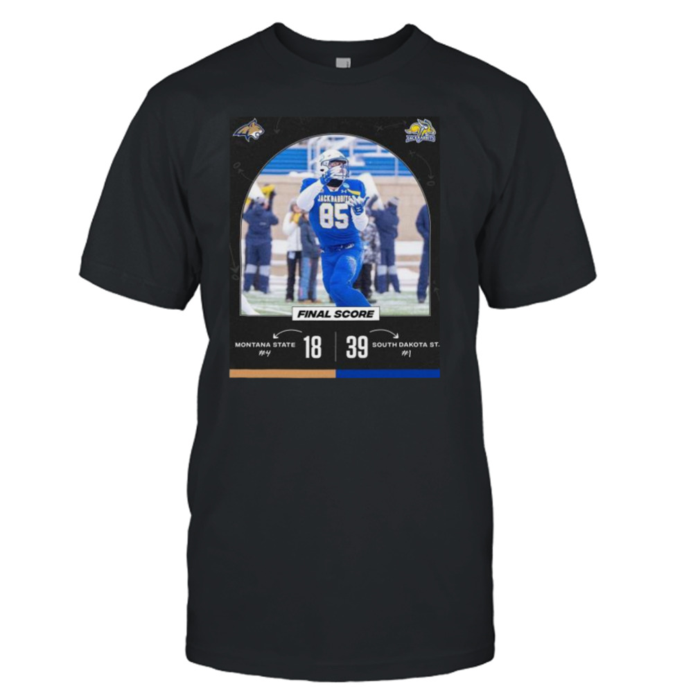 South Dakota State 39 18 Montana State football 2022 matchup final score shirt