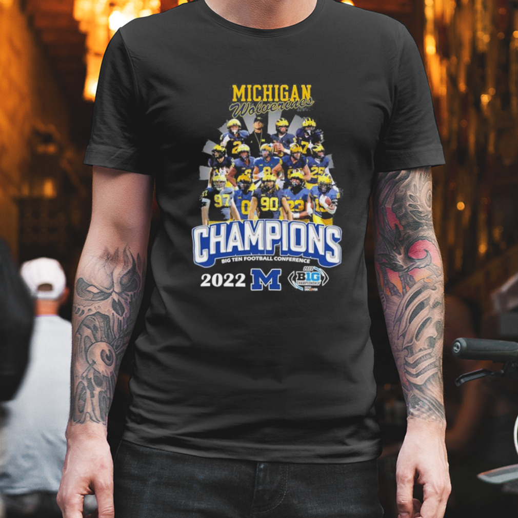 The Michigan Wolverines 2022 Big Ten Football Conference Champions Shirt