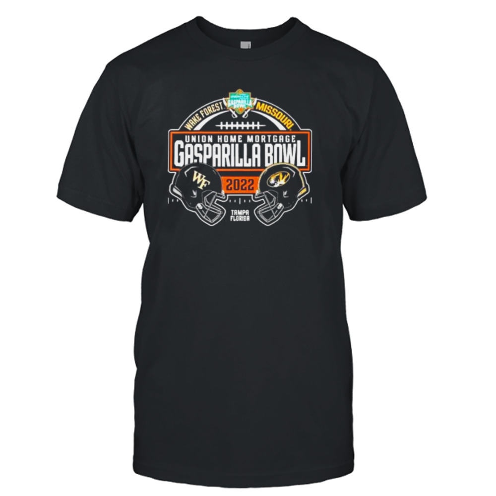 Wake Forest Vs University Of Missouri 2022 Gasparilla Bowl Matchup shirt