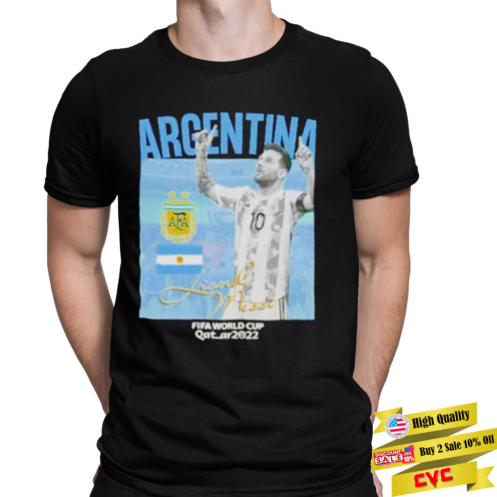 argentina FIFA World Cup Qatar 2022 Messi shirt