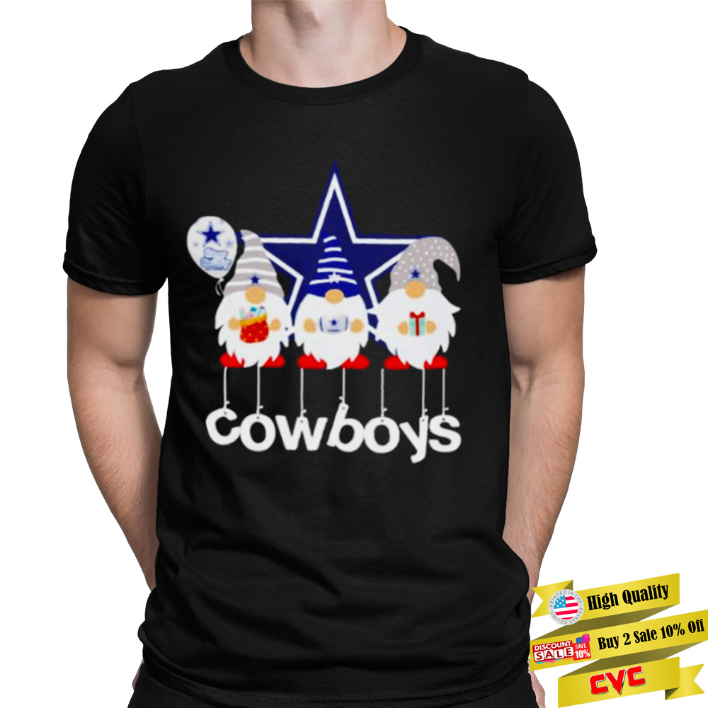 dallas Cowboys gnomes Christmas shirt