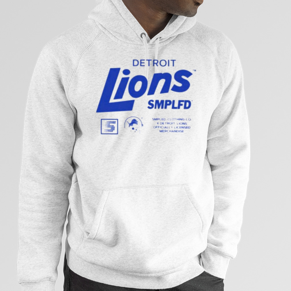 Men's SMPLFD White Detroit Lions Vintage Program Long Sleeve T-Shirt