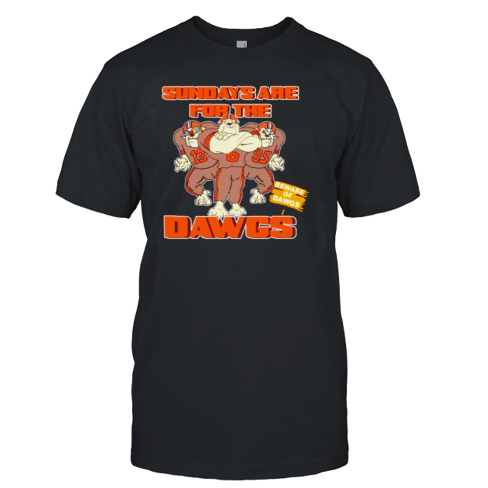 sundays are for the dawgs Cleveland Browns shirt