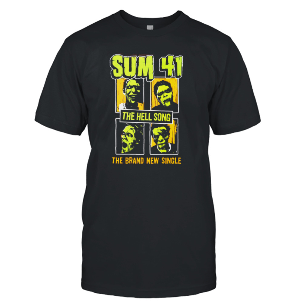 the brand new single hell song sum 41 shirt