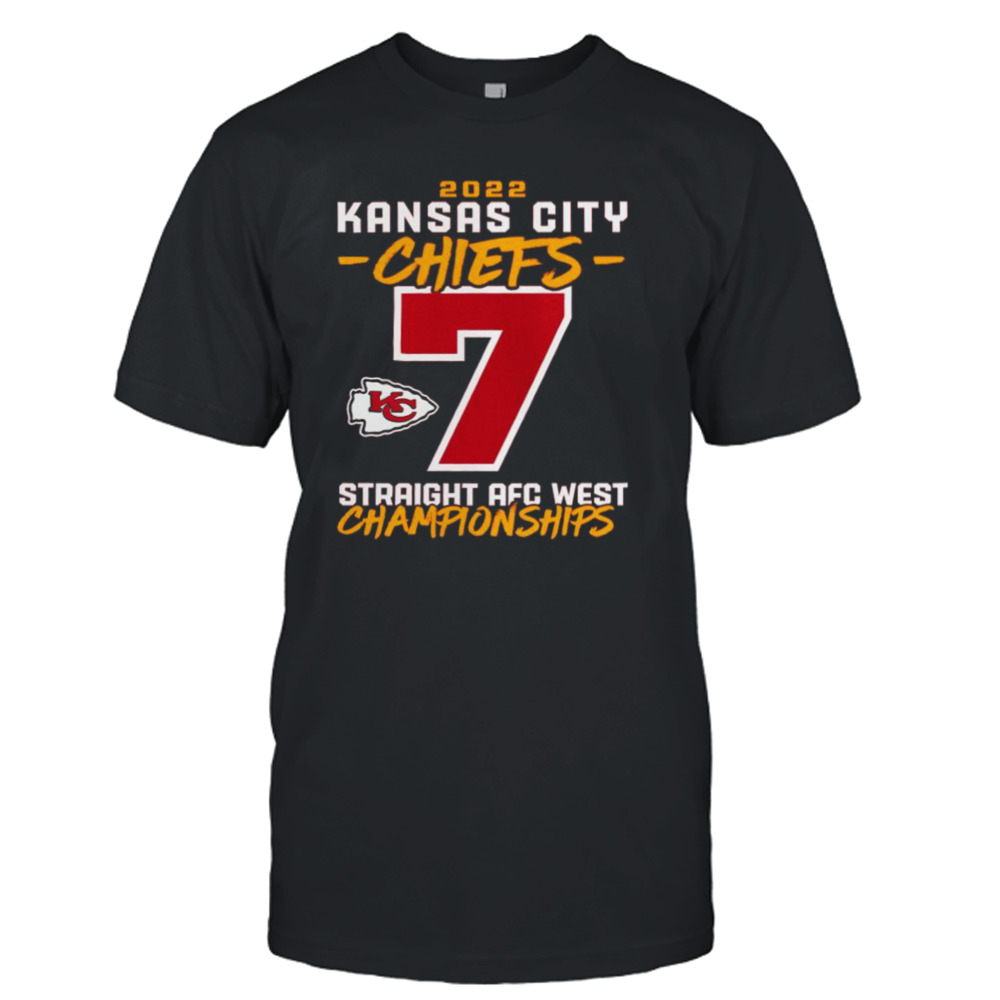 2022 Kansas City Chiefs 7 Straight AFC west championship shirt