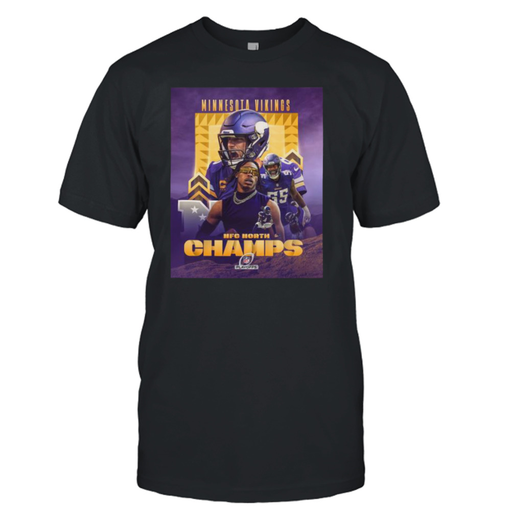 2022 Nfc North Champions Minnesota Vikings Cinched Shirt