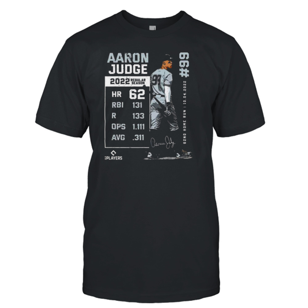 Aaron Judge 2022 Regular Season Signature Shirt