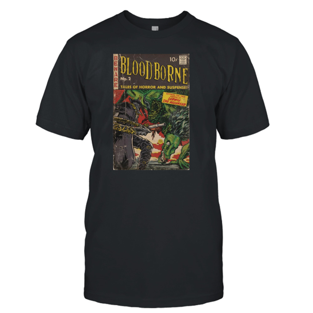 Bloodborne Comic Cover Fan Art Active shirt