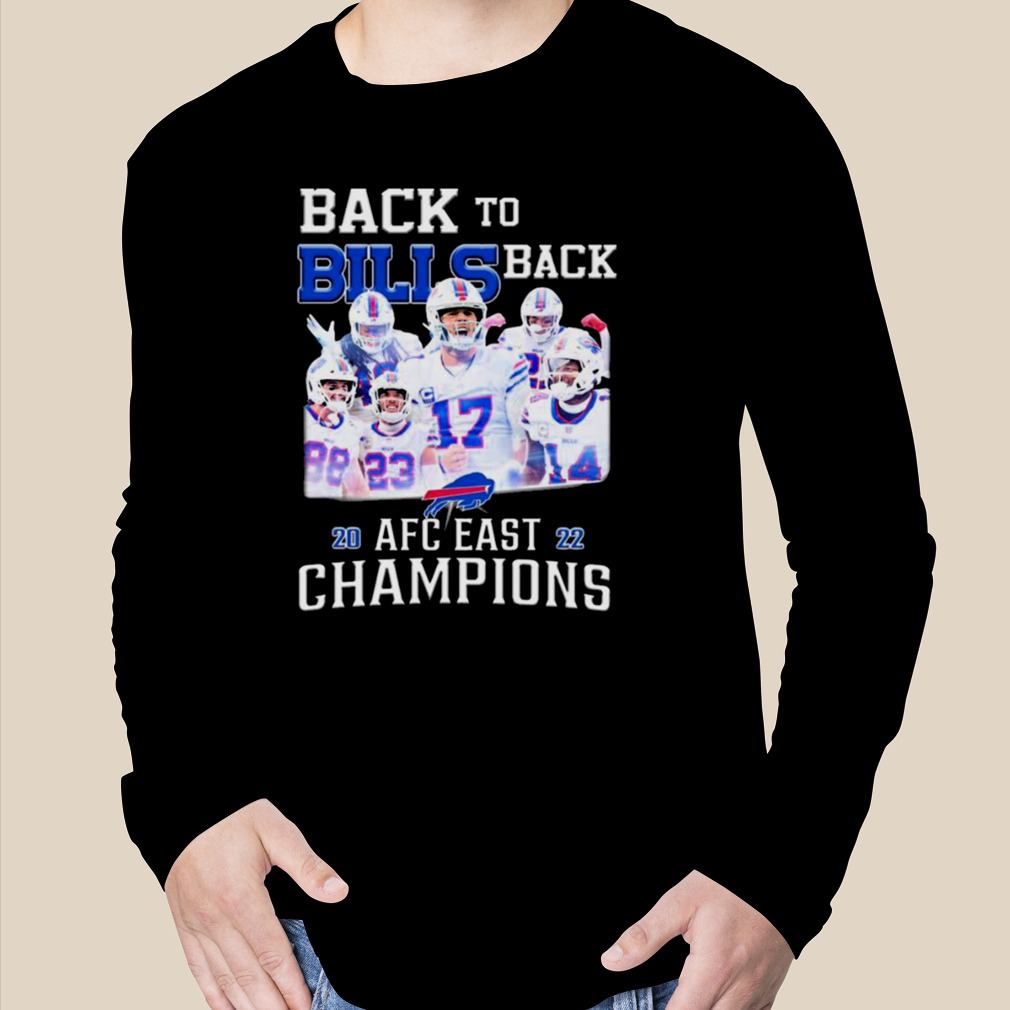 Buffalo Bills Wins Champions 2022 AFC East Championship Shirt - Trends  Bedding