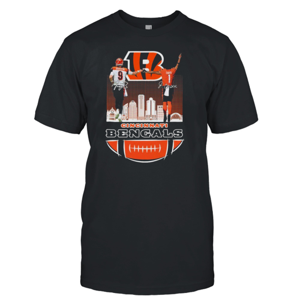 joe Burrow Ja'Marr Chase 2022 Cincinnati Bengals shirt - Kingteeshop