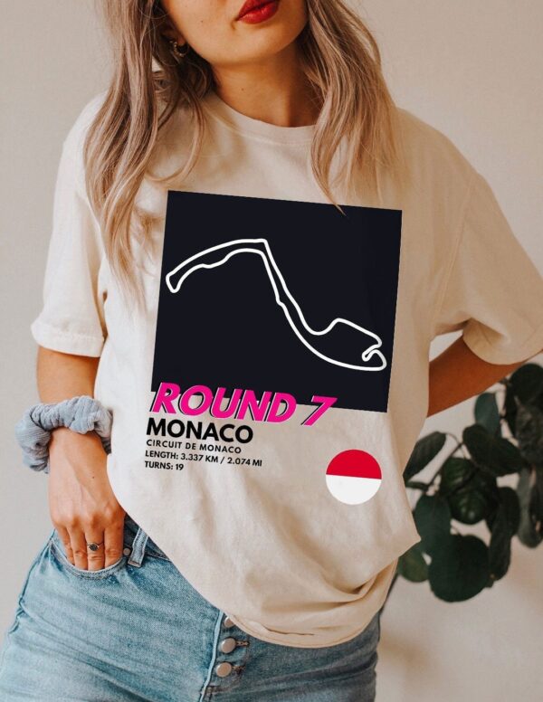 Formula 1 2022 Season Monaco Grand Prix F1 Racing Shirt