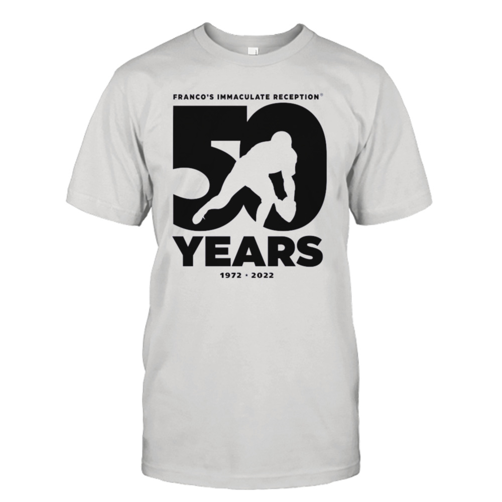 Franco Harris 50 Years 1972-2022 Franco’s Immaculate Reception Shirt