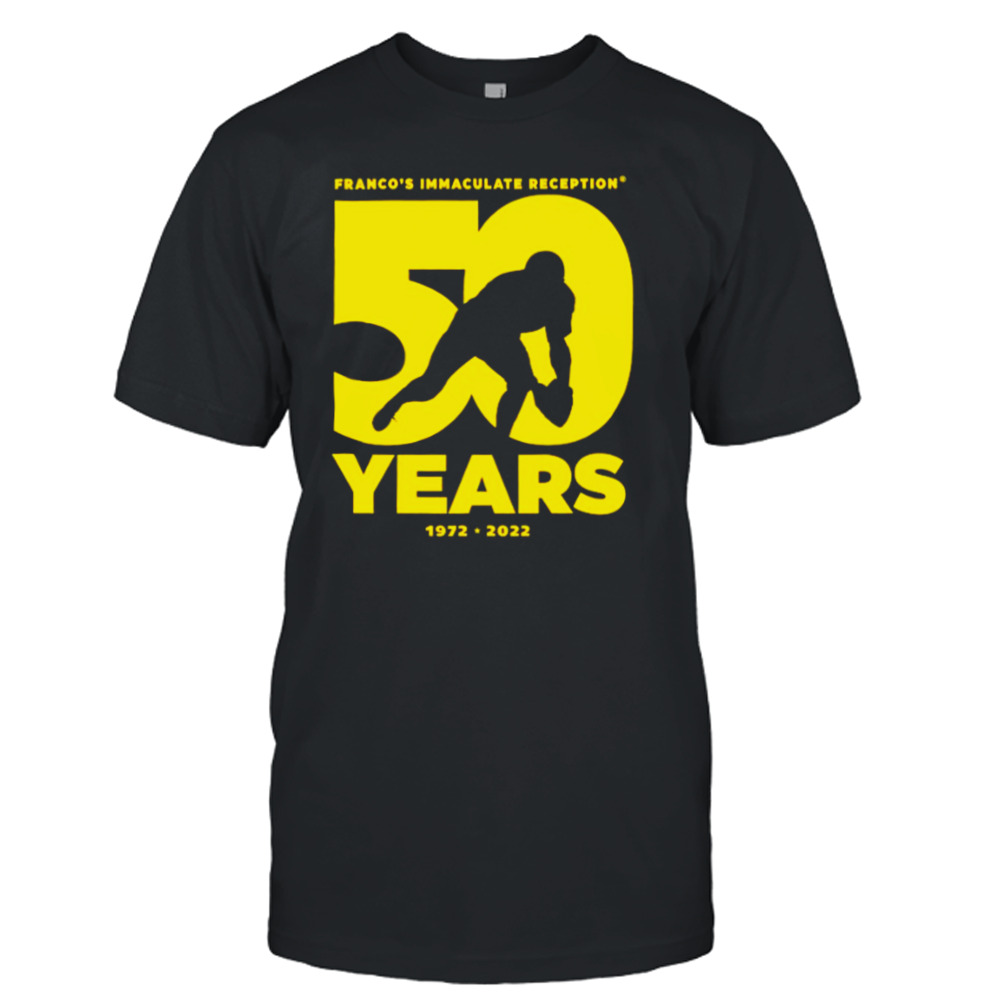 Franco’s Immaculate Reception – 50 Years 1972-2022 Signature shirt