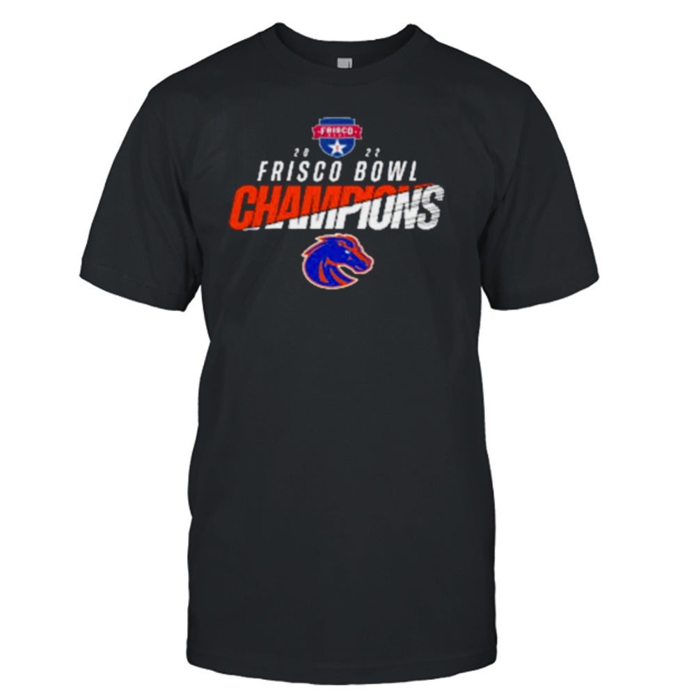 Frisco bowl shop 2022 boise state champion miami beach bowl shirt