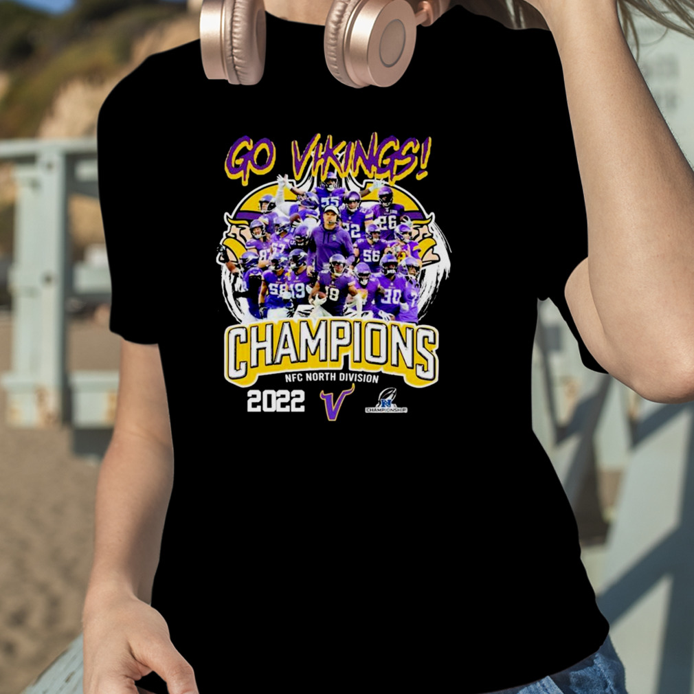 SALE] Go Minnesota Vikings NFC North Division Champions 2022 Shirt