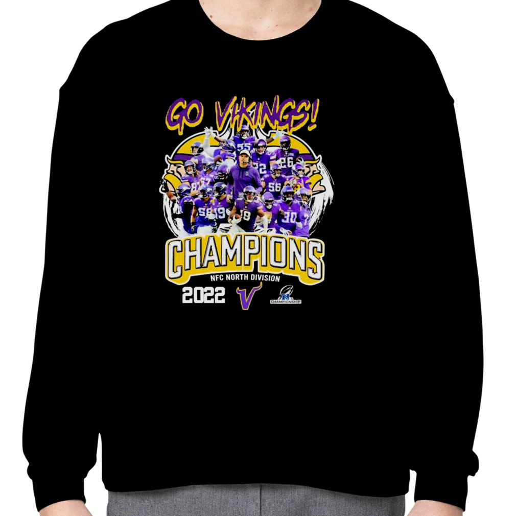 Buy MINNESOTA VIKINGS 2022 NFC NORTH DIVISION CHAMPIONS SHIRT For Free  Shipping CUSTOM XMAS PRODUCT COMPANY