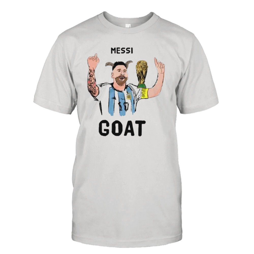 Goat Lionel Messi Shirt Argentina World Cup Shirt Winners 2022 - Bring Your  Ideas, Thoughts And Imaginations Into Reality Today