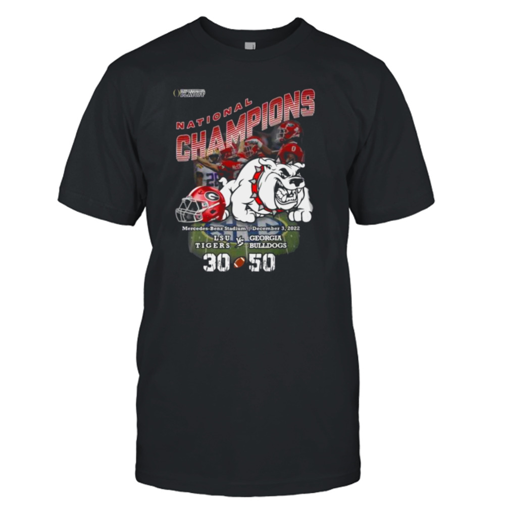 LSU Tigers vs Georgia Bulldogs National Champions 2022 shirt