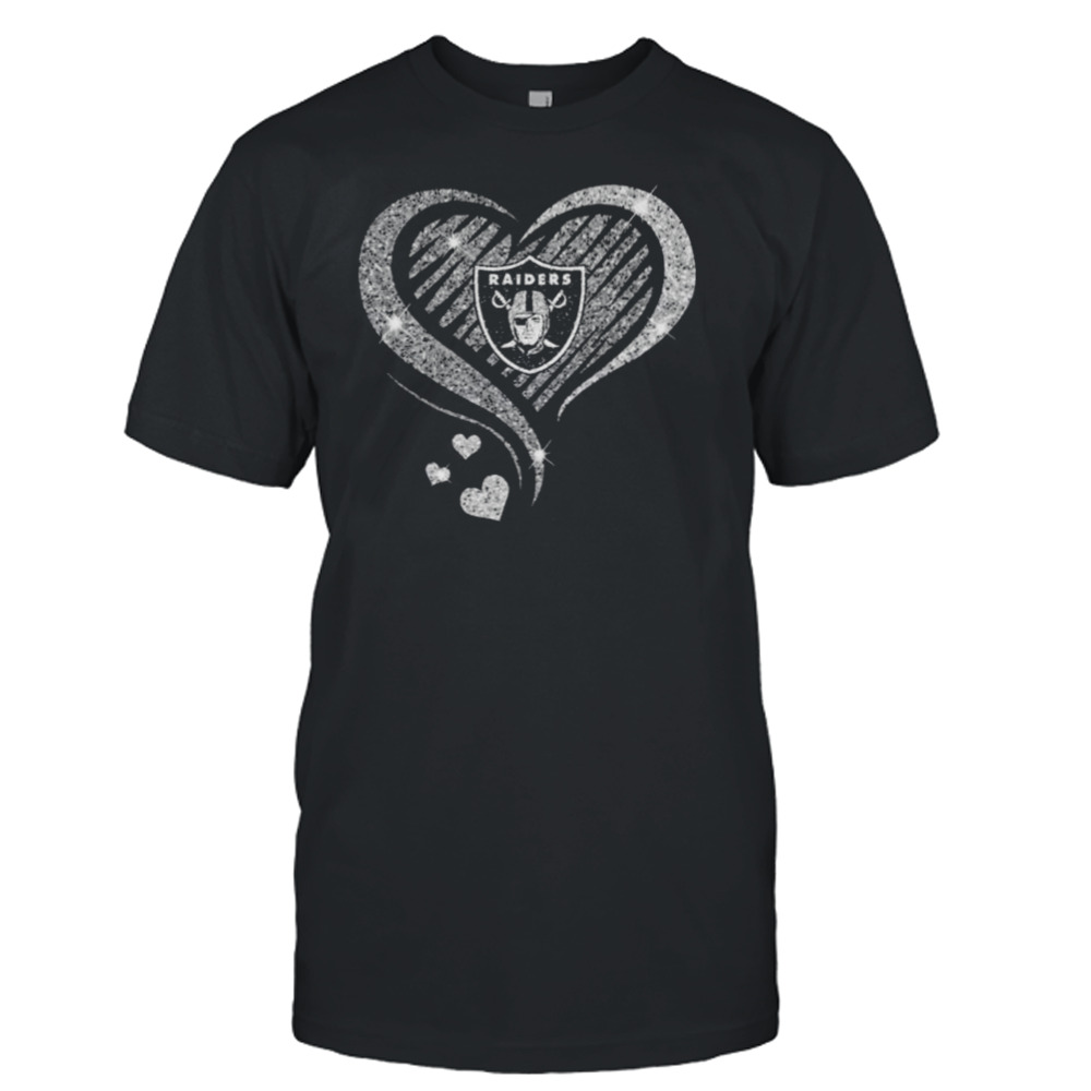 Las Vegas Raiders Heart diamond 2023 shirt