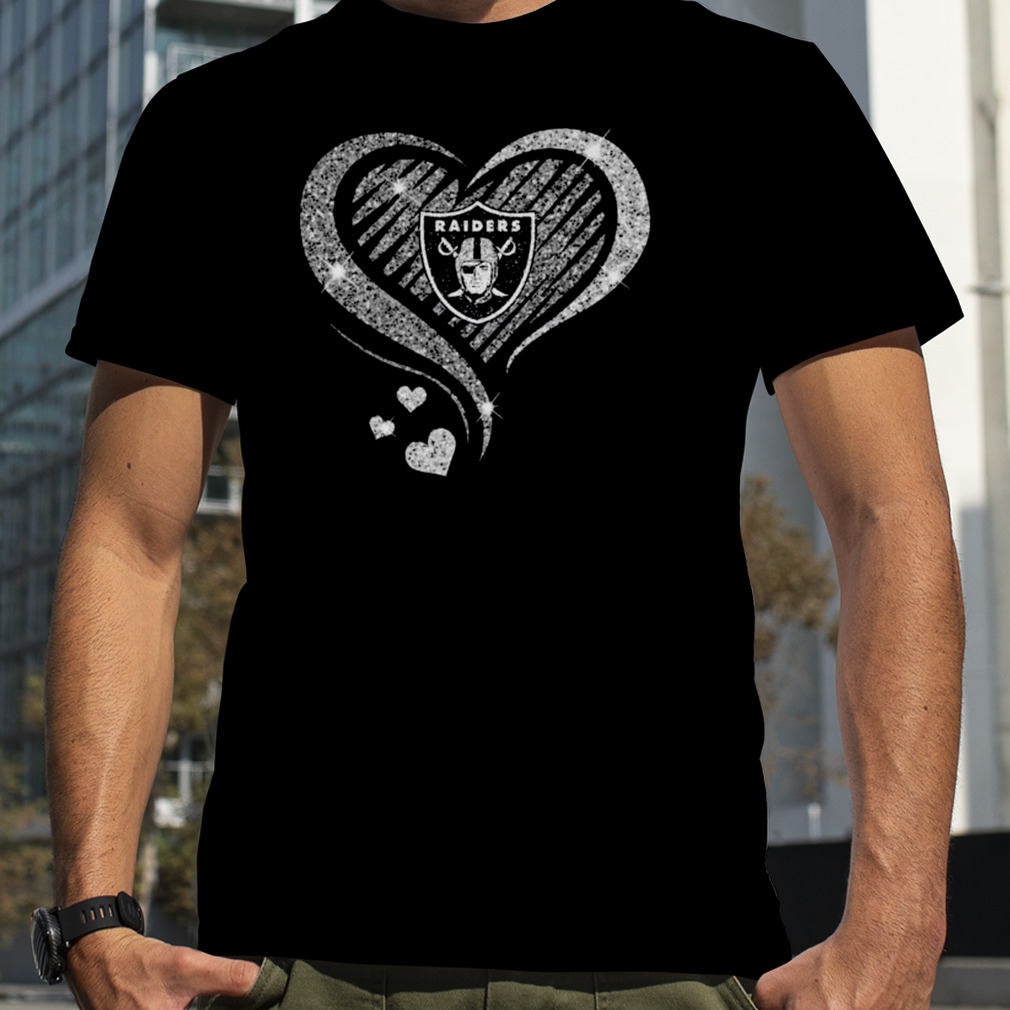 Las Vegas Raiders Tiny Heart Shape 2023 Shirt - Peanutstee