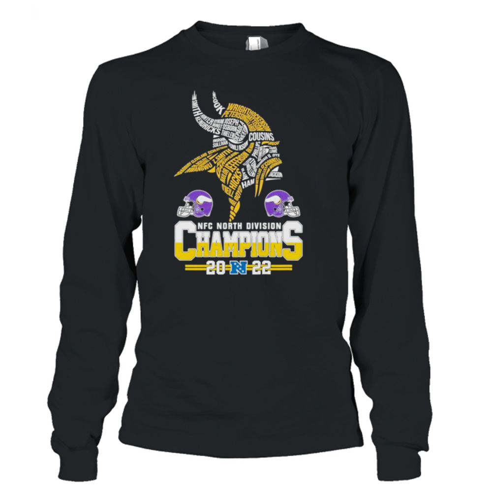 NFC North Division Champions 2022 Minnesota Vikings logo Shirts - Hnatee