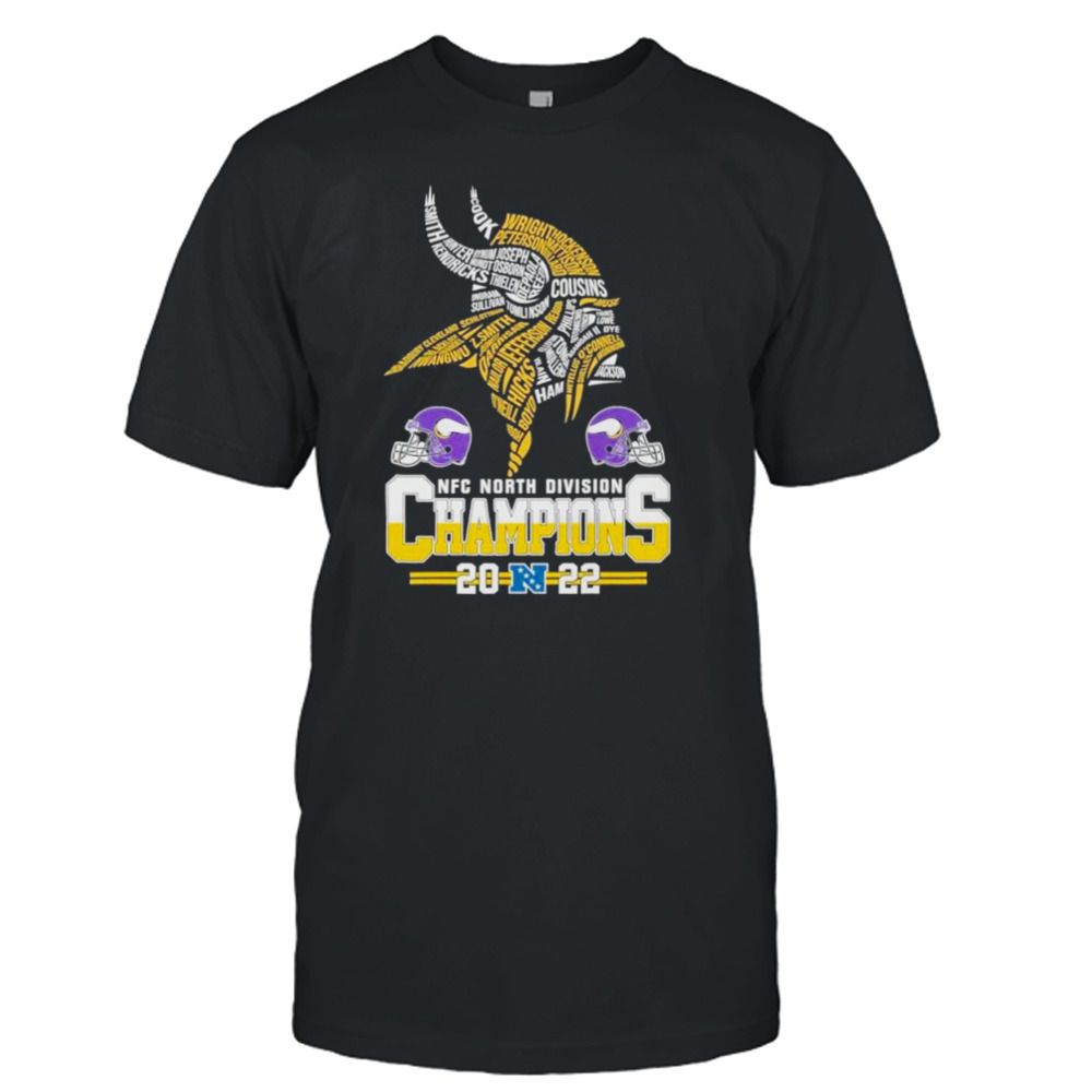 NFC North Division Champions 2022 Minnesota Vikings logo Shirts