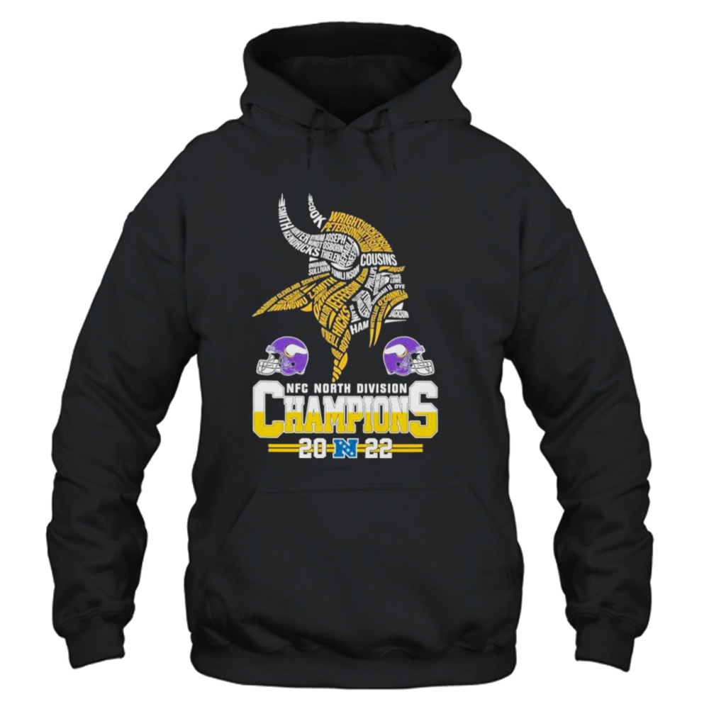 Minnesota Vikings 2022 NFC North Division Champions logo shirt