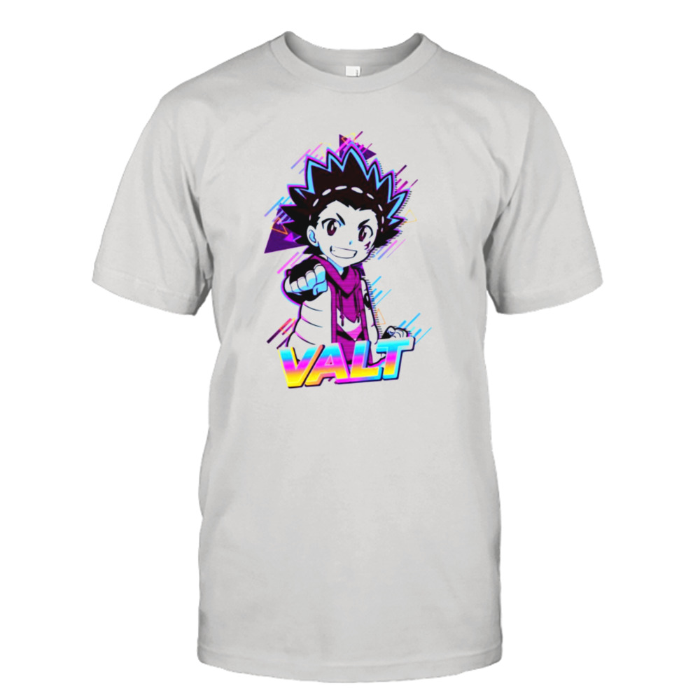 Neon Design Beyblade Burst Valt Aoi shirt