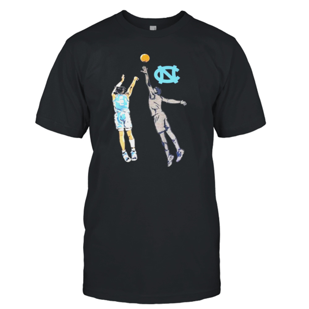 North Carolina Tar Heels Caleb Love Dunk Basketball Shirt