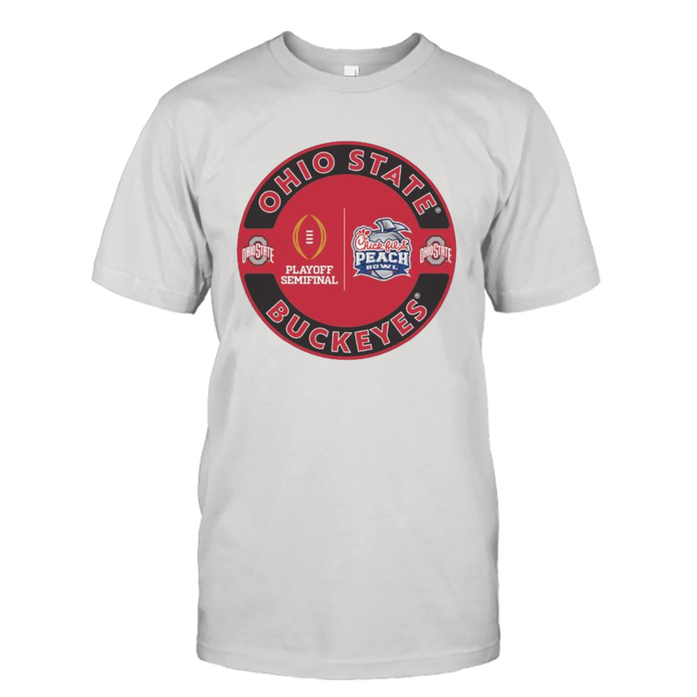 Ohio State Playoff semifinal 2022 Peach Bowl logo shirt