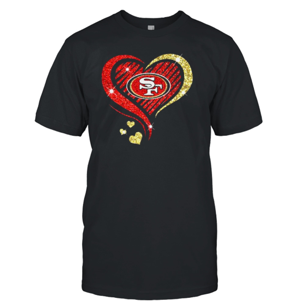 San Francisco 49ers Heart diamond 2023 shirt