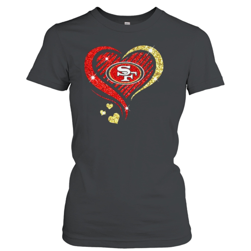 San Francisco 49er Heart Diamond shirt - Kingteeshop