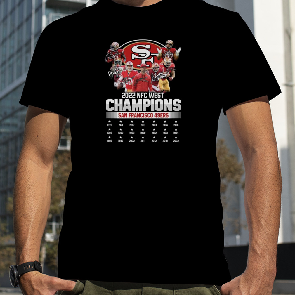 2022 SAN FRANCISCO 49ers NFC WEST DIVISION CHAMPIONS 8X10 TEAM COMPOSITE  PHOTO