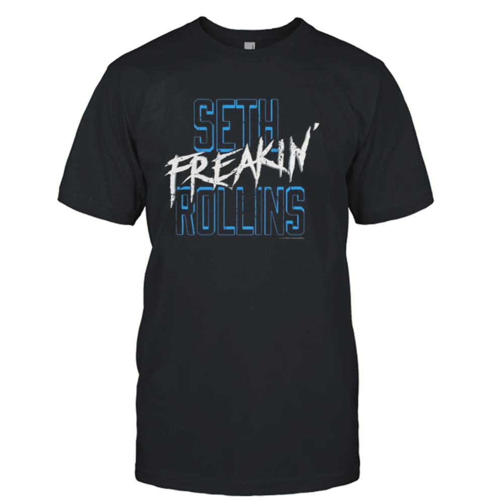 Seth Freakin Rollins Blue Text shirt