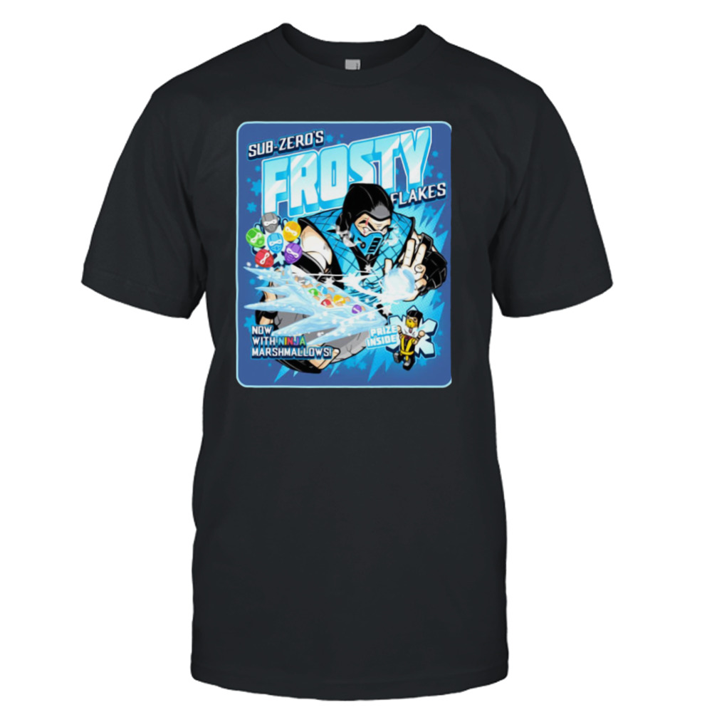 Subzero Frosty Flakes Active Mortal Kombat shirt