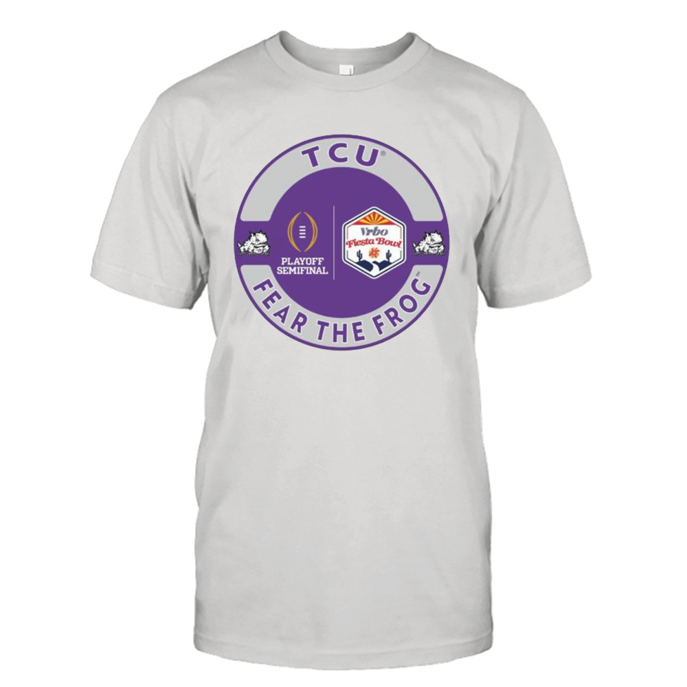 TCU Playoff semifinal 2022 Vrbo Fiesta Bowl logo shirt