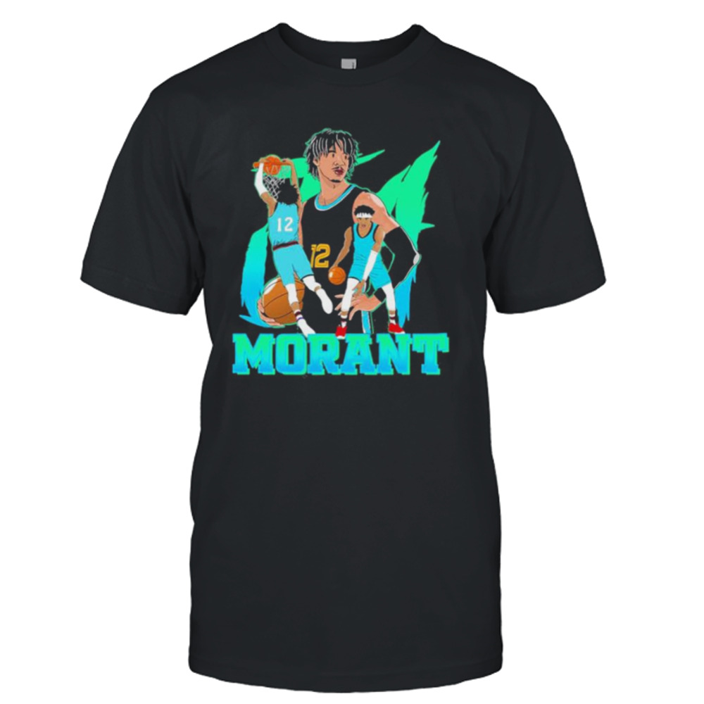 Temetrius Jamel Ja Morant Retro Fanart Shirt