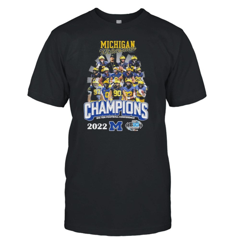 The Michigan Wolverines 2022 Big Ten Football Conference Champions Shirt