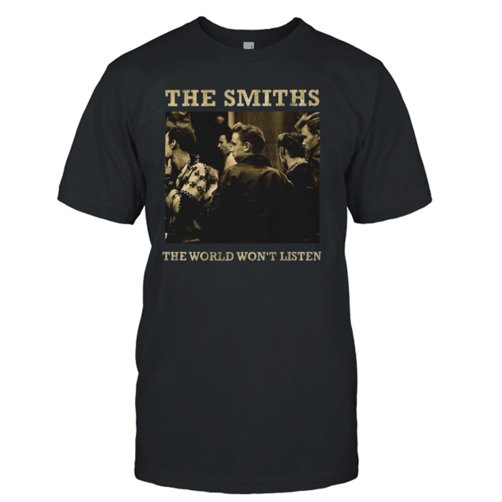 The Smiths the world won’t listen 2022 shirt